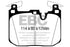 EBC 16-18 BMW M2 (F87) Bluestuff Front Brake Pads