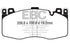 EBC 15-19 BMW X5M 4.4TT (F85) Yellowstuff Front Brake Pads