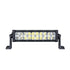 12-52 Inch Straight Dual Row LED Light Bar Combo Beam with Cross DRL