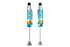 King Shocks 97-06 Jeep Wrangler TJ Front 2.5 Dia Piggy Hose Res Shock 3-5in Lift w/Adjuster (Pair)