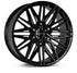 Vossen HF6-5 22X9.5 / 6X139.7 / ET30 / Deep Face / 95.1 - Gloss Black Wheel
