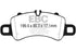 EBC 2016+ Porsche Boxster 718 (Iron Rotors Only) 2.5L Turbo Yellowstuff Front Brake Pads