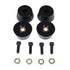 Energy Suspension 96-02 Toyota 4Runner Front Hyper Flex Bump Stop Set - Black
