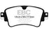 EBC 2018+ Audi A4 Allroad Quattro 2.0L Turbo Greenstuff Rear Brake Pads