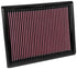 K&N 2016 TOYOTA HILUX REVO 2.8L L4 DSL Drop In Air Filter