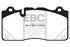 EBC 2016+ Chevrolet Camaro ZL1 Bluestuff Front Brake Pads