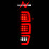 ANZO 19-23 GMC Sierra 1500/2500HD/3500HD Smoke Black Replacement Full LED Bar Tail Light