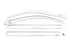 AVS 15-18 Chevy Silverado 2500 Crew Cab Ventvisor Front & Rear Window Deflectors 4pc - Chrome