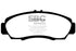 EBC 01-03 Acura CL 3.2 Ultimax2 Front Brake Pads
