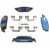 Timbren 15-20 Chevrolet Suburban/GMC Yukon XL BES Severe Duty Semi-Metallic Brake Pads - Rear