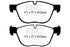 EBC 07-10 BMW X5 3.0 Yellowstuff Front Brake Pads