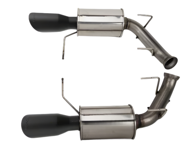 Roush 11-14 Mustang V6 Black Tip Axle Back Exhaust