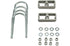 Belltech LOWERING BLOCK KIT 1inch WITH 2 DEGREE ANGLE