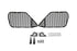 DV8 10-23 Toyota 4Runner Rear Window Molle Panels