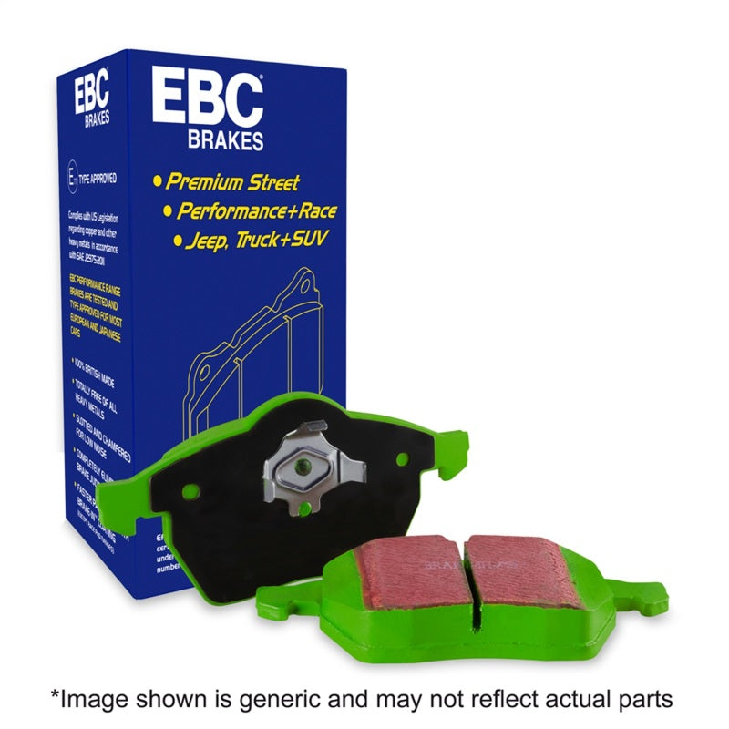 EBC 2018+ Subaru Crosstrek Greenstuff Front Brake Pads