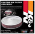 K&N 14in Red Custom Air Cleaner Assembly - 5.125in ID x 14in OD x 2.75in H x 1.25in Drop Base