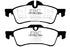 EBC 04-06 Mini Hardtop 1.6 Redstuff Rear Brake Pads