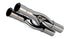 Borla Universal Hydroformed Switchfire X-Pipe 3in ID 3in OD Outlets W/ Notches