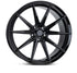 Vossen HFX-2 22x10.5 / 5x120 / ET38 / Deep Face / 72.56 - Gloss Black Wheel