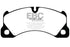 EBC 10+ Volkswagen Touareg 3.0 Supercharged Hybrid Redstuff Front Brake Pads