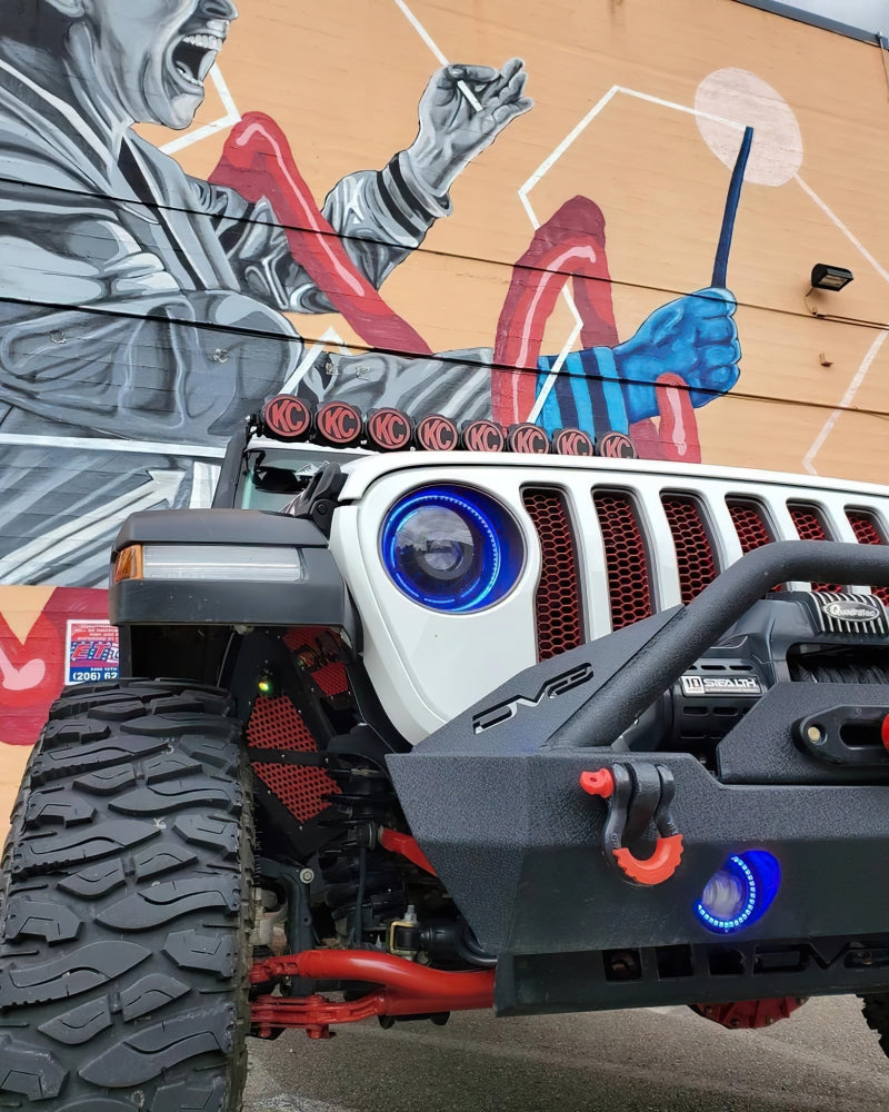Oracle Oculus Bi-LED Projector Headlights for Jeep JL/Gladiator JT - w/ Simple Controller