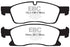 EBC 11+ Dodge Durango 3.6 Yellowstuff Front Brake Pads