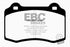 EBC 15+ Cadillac CTS 3.6 Twin Turbo Yellowstuff Rear Brake Pads