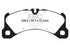 EBC 14+ Porsche Macan (Cast Iron Rotors only) 3.0 Twin Turbo Yellowstuff Front Brake Pads