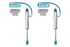 King Shocks 2005+ Toyota Tacoma (6 Lug) Rear 2.5 Dia Remote Reservoir Shock (Pair)