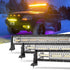 22"/32"/42"/50" - 6 Modes White&Amber LED Light Bars with Wiring Harness for JEEP Wrangler JK JL JEEP Grand Cherokee WJ