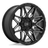 BRSKW 20X9.5 5X5.0 G-BLK MILL -18MM
