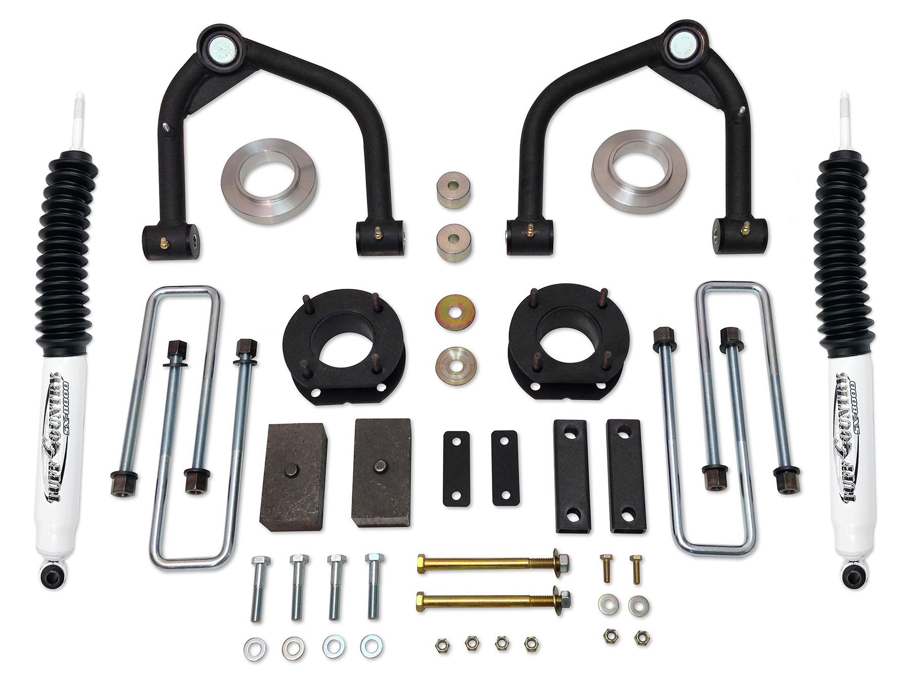 Tuff Country 54070KN 4" Lift Kit by (Excludes TRD Pro) with SX8000 Shocks 4x4 & 2wd for Toyota Tundra 2007-2021