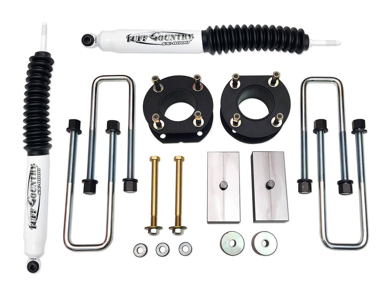 uff Country 2007-2021 Toyota Tundra 4x4 & 2wd - 3" Front / 1" Rear Lift Kit (no strut disassembly) by Tuff Country (Excludes TRD Pro) (SX8000 Shocks) 53072KN