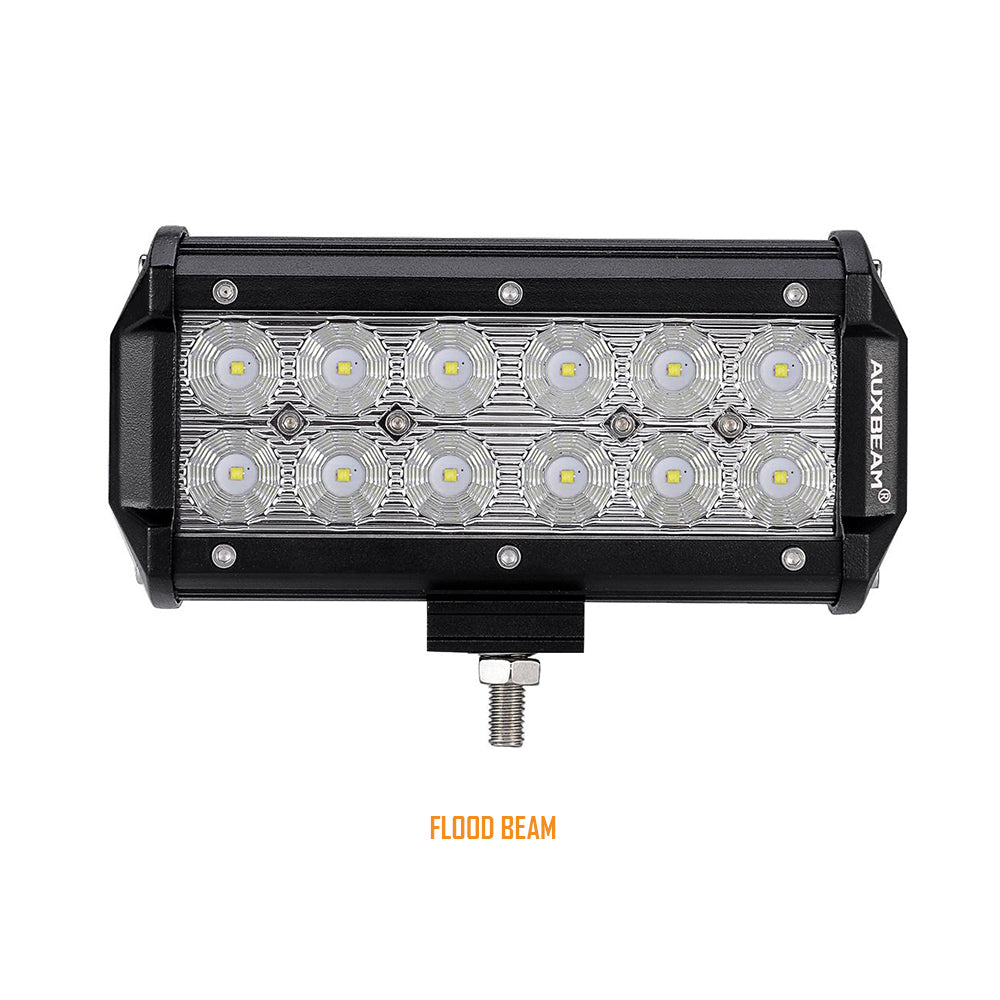 7'' 36W Dual row flood/ spot beam off road led work light bar White light