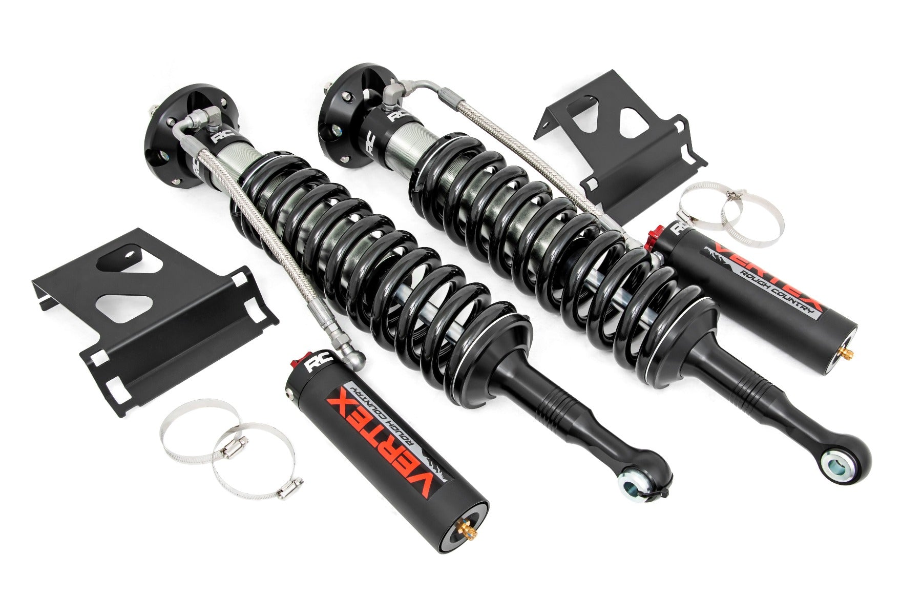 Rough Country TOYOTA FRONT ADJUSTABLE VERTEX COILOVERS (07-21 TUNDRA | FOR 3.5IN LIFTS) 689034