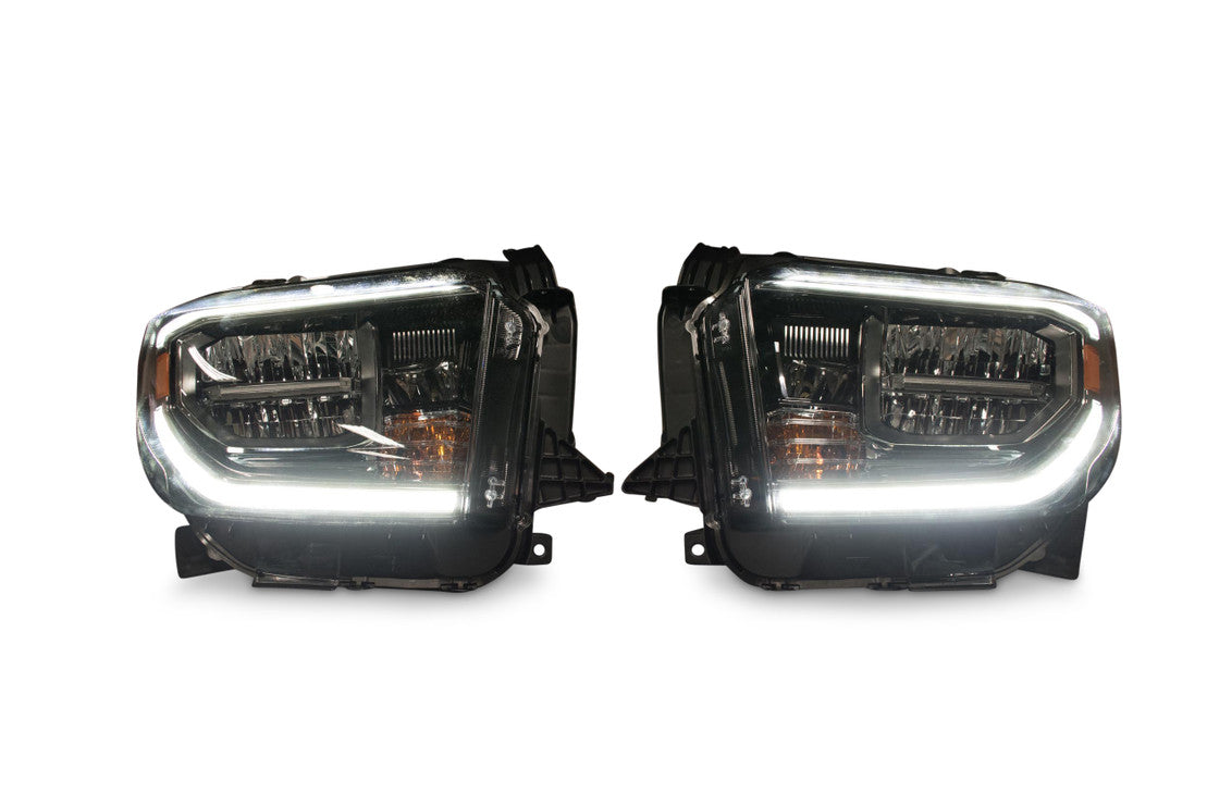 OEM LED Headlights: Toyota Tundra (14-2021) (Black / Right)