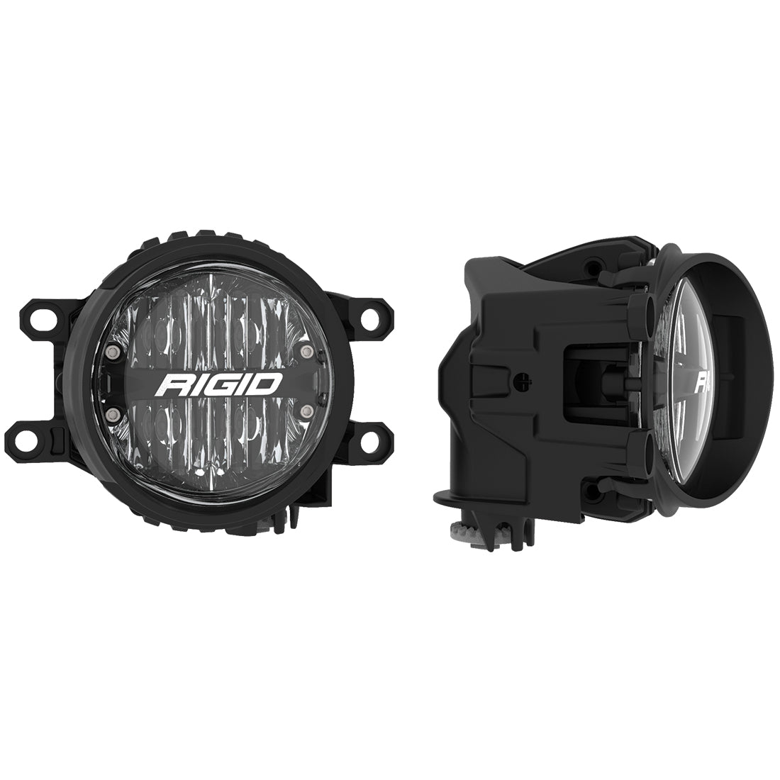 Rigid Industries Toyota Fog Mount Kit For 10-20 Tundra/4Runner 16-20 Tacoma With 1 Set 360-Series 4.0 Inch SAE White Lights RIGID Industries 37116