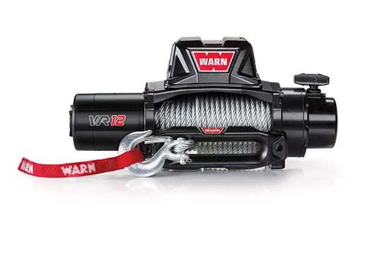 Warn 96820 Vehicle Mounted Vehicle Recovery Winch 12 Volt 12000 LB Cap 80 Ft Wire Rope
